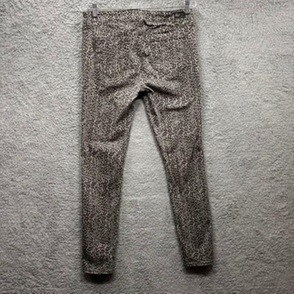Paige Verdugo Leggings Size‎ 31 Jeans Leopard Print Stretchy Mid Rise Comfort - Picture 10 of 10
